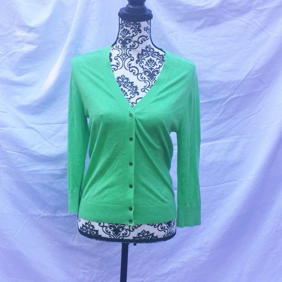 J. Crew Sweaters - J. Crew Green light weight cardigan